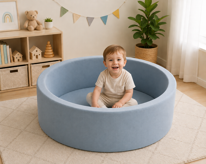 Сухой бассейн детский Diego, голубой, 90×30 см - изображение 4