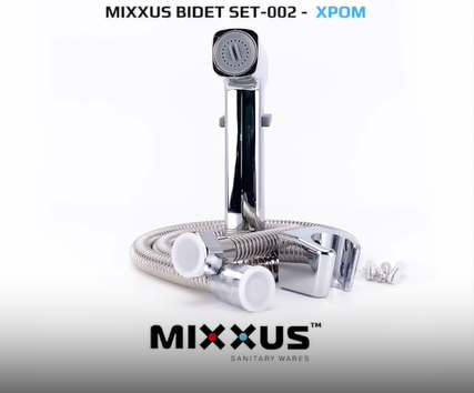 Набір для гігієнічного душу Mixxus Bidet SET-002 (шланг 1,2 м, лійка, кронштейн) (LE2775) - зображення 3