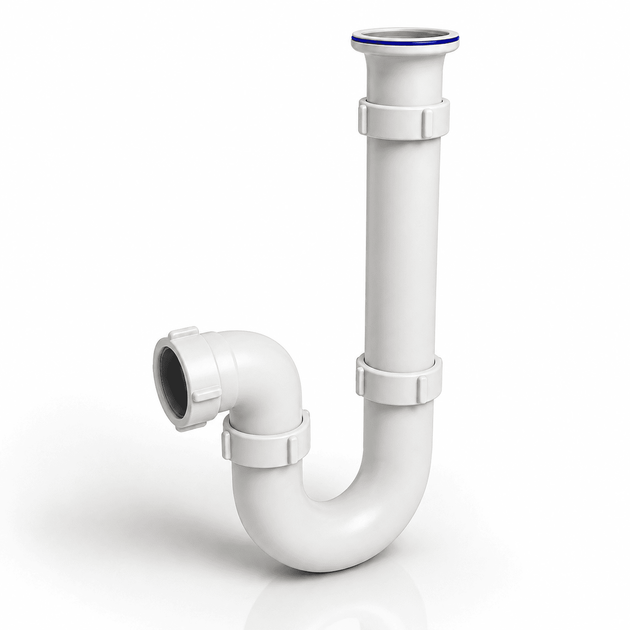 Сифон Kronoplast 1 1/2"*40 с резьбовым выпуском прямоточный SU14010000 - изображение 3