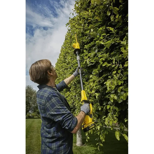 Кущоріз акумуляторний STANLEY FatMax V20 для живоплоту шина 45 см телескопічна штанга 2.1-3.3 м 1 АКБ 4 А·год SFMCPH845M1-QW - Фото 5 Кущоріз акумуляторний STANLEY FatMax V20 для живоплоту шина 45 см телескопічна штанга 2.1-3.3 м 1 АКБ 4 А·год SFMCPH845M1-QW - зображення 5