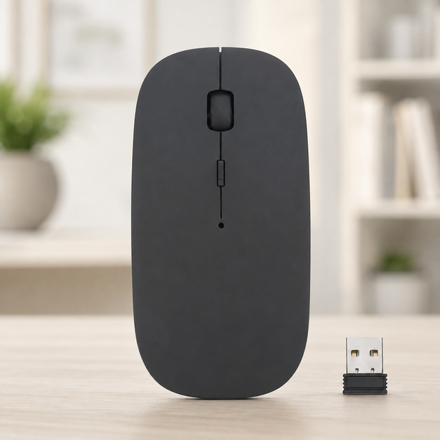 Мышка MOUSE G 132 (AR 4702) / Оптическая мышь для ноутбука и компьютера / Беспроводная ультратонкая мышка - изображение 3