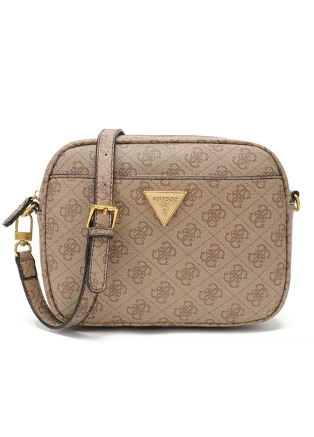 Женская сумка Guess 117 кросс-боди бежевая - Фото 1 Женская сумка Guess 117 кросс-боди бежевая - изображение 1