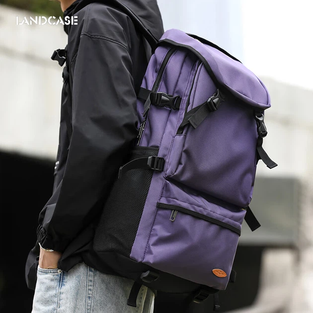 Туристичний рюкзак Landcase 8051 великий місткий для альпінізму та подорожей Purple - Фото 2 Туристичний рюкзак Landcase 8051 великий місткий для альпінізму та подорожей Purple - зображення 2