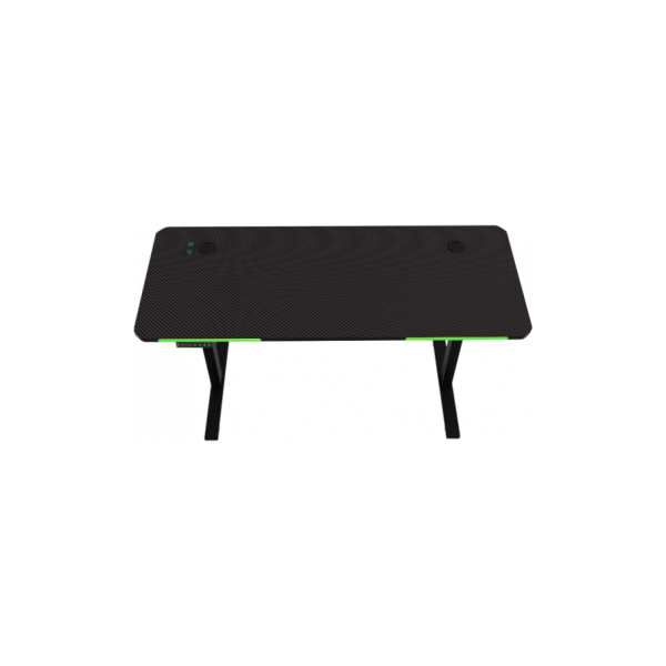Геймерский компьютерный стол GT Racer T-S 1438 (140x60x73-118) Black - изображение 3