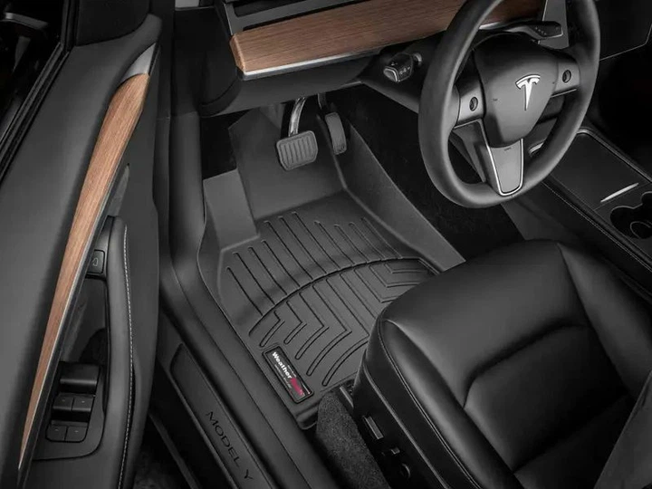 Килимки Weathertech Black для Tesla Model Y (mkI) 2020-2025 (ревізійне кріплення сидінь)(1 ряд) (WT 4416491) - Фото 2 Килимки Weathertech Black для Tesla Model Y (mkI) 2020-2025 (ревізійне кріплення сидінь)(1 ряд) (WT 4416491) - изображение 2