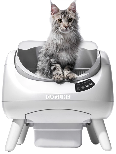 Автоматический умный лоток для кошек CatLink Scooper Open-X Белый (CL-CH-01W) - изображение 7
