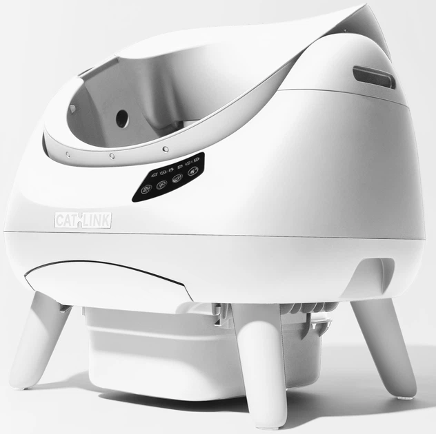 Автоматический умный лоток для кошек CatLink Scooper Open-X Белый (CL-CH-01W) - изображение 8