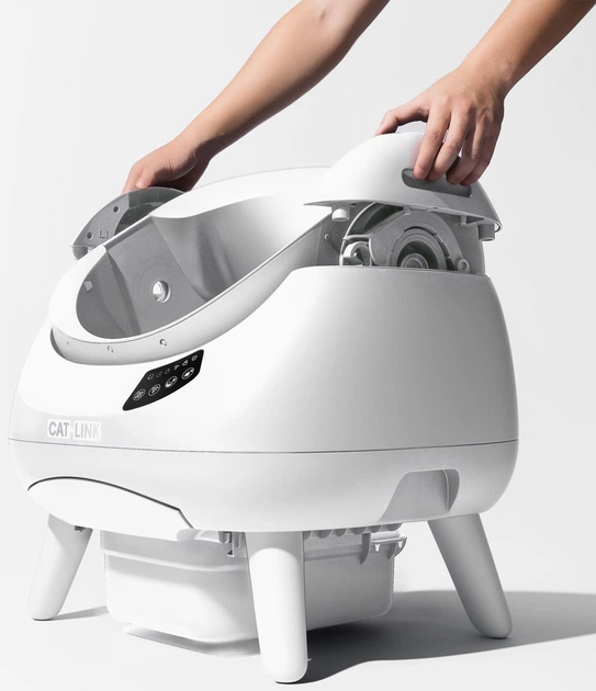 Автоматический умный лоток для кошек CatLink Scooper Open-X Белый (CL-CH-01W) - изображение 11