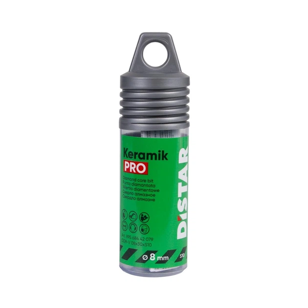 Свердло алмазне DiStar 8x30xS10 DDR-V Keramik Pro (89568442079) - изображение 2