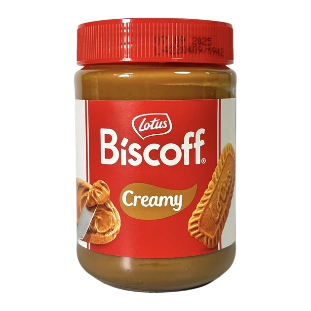 Бісквітна паста Lotus Biscoff Creamy 400 г - Фото 1 Бісквітна паста Lotus Biscoff Creamy 400 г - зображення 1