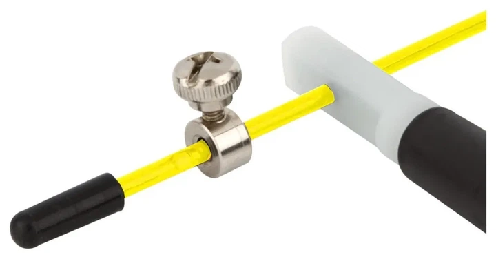 Скакалка швидкісна PowerPlay 4202 Ultra Speed Rope Жовта (2,9m.) (PP_PP_4202_Yellow) - изображение 4