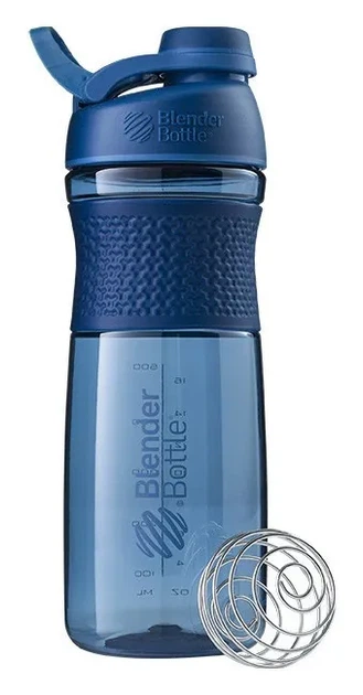 Шейкер спортивний (пляшка) BlenderBottle SportMixer Twist 28oz/820ml (PP_Twist 28oz Navy) - изображение 6