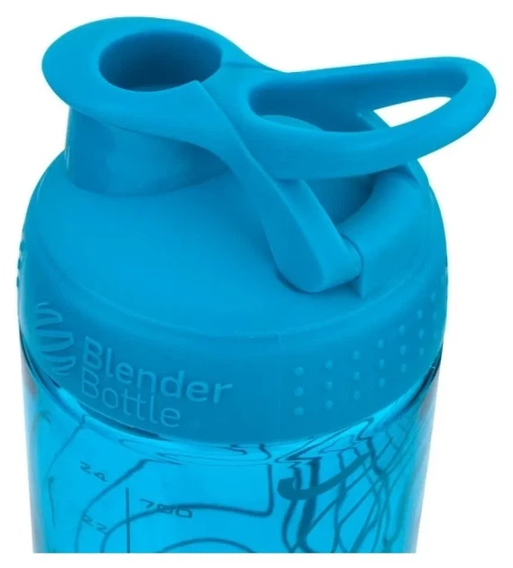 Шейкер BlenderBottle SportMixer Signature Sleek 28oz/820ml Aqua Topt Flow (PP_Sleek_AQUA_TOPT) - Фото 3 Шейкер BlenderBottle SportMixer Signature Sleek 28oz/820ml Aqua Topt Flow (PP_Sleek_AQUA_TOPT) - изображение 3