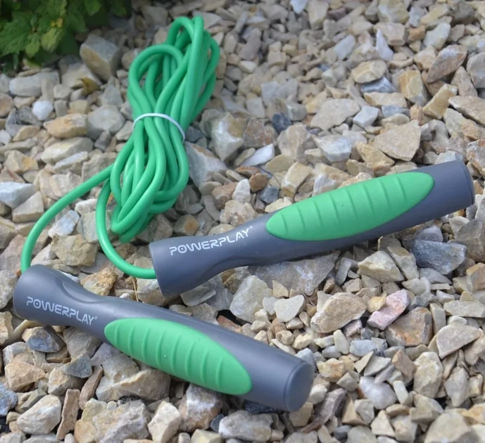 Скакалка PowerPlay 4204 Classic Jump Rope Зелена (2,7m.) (PP_PP_4204_Green) - Фото 8 Скакалка PowerPlay 4204 Classic Jump Rope Зелена (2,7m.) (PP_PP_4204_Green) - изображение 8