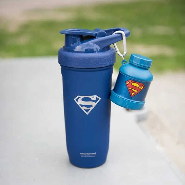 Шейкер спортивний SmartShake Reforce 900ml DC Superman (PP_11150901) - изображение 6