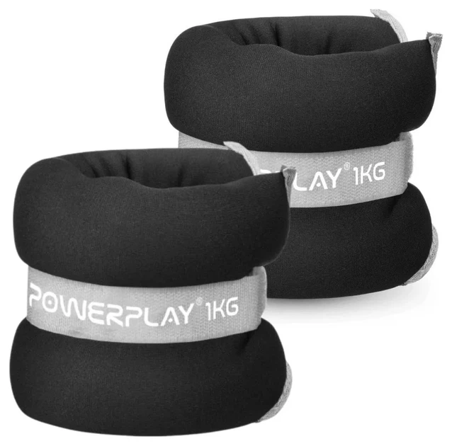 Манжети для ніг та рук PowerPlay PP-4349 Ankle/Wrist Weights (2шт.*1 kg) (пара) Чорні (PP_PP_4349_Black_1) - Фото 5 Манжети для ніг та рук PowerPlay PP-4349 Ankle/Wrist Weights (2шт.*1 kg) (пара) Чорні (PP_PP_4349_Black_1) - изображение 5