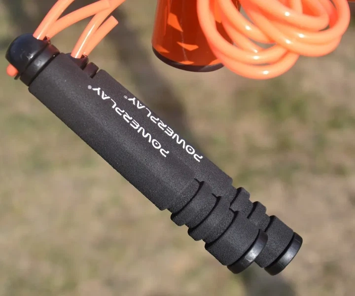 Скакалка PowerPlay 4205 Classic Plus Jump Rope Помаранчева (2,7m.) (PP_PP_4205_Orange) - изображение 6