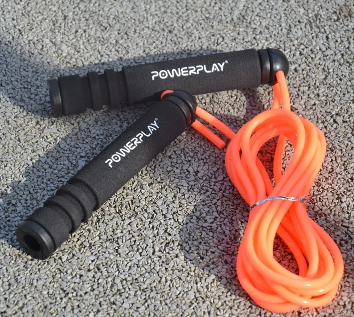 Скакалка PowerPlay 4205 Classic Plus Jump Rope Помаранчева (2,7m.) (PP_PP_4205_Orange) - изображение 7