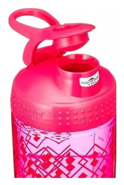 Шейкер BlenderBottle SportMixer Signature Sleek 28oz/820ml Pink Geo Lace (PP_Sleek_PINK_GEO) - Фото 5 Шейкер BlenderBottle SportMixer Signature Sleek 28oz/820ml Pink Geo Lace (PP_Sleek_PINK_GEO) - изображение 5