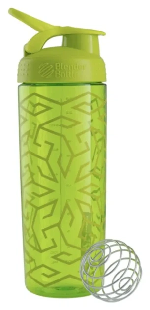 Шейкер BlenderBottle SportMixer Signature Sleek 28oz/820ml Green Zen Gala (PP_Sleek_GREEN_ZEN) - Фото 1 Шейкер BlenderBottle SportMixer Signature Sleek 28oz/820ml Green Zen Gala (PP_Sleek_GREEN_ZEN) - изображение 1