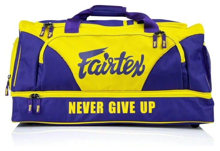 Спортивна сумка Fairtex BAG2 Purple/Yellow (PP_BAG2_Purple/Yellow) - зображення 2