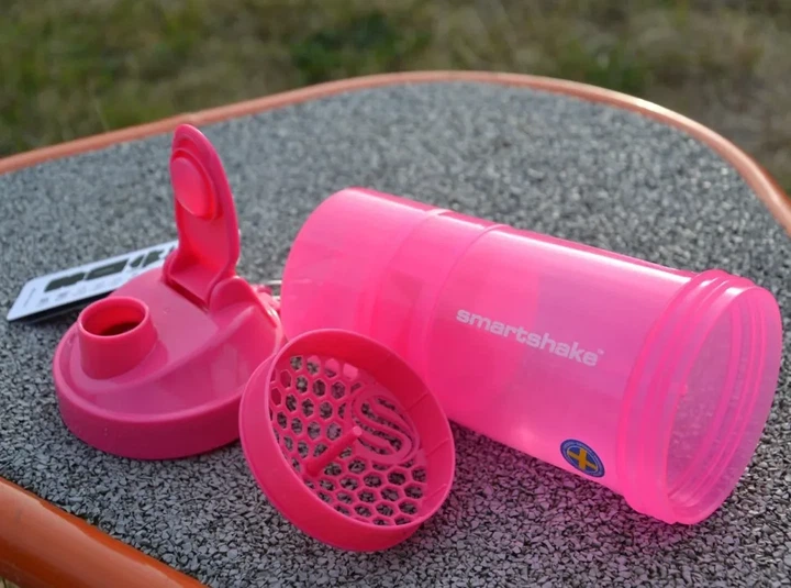 Шейкер спортивний SmartShake Original2GO 600ml Neon Pink (PP_10560502) - изображение 9