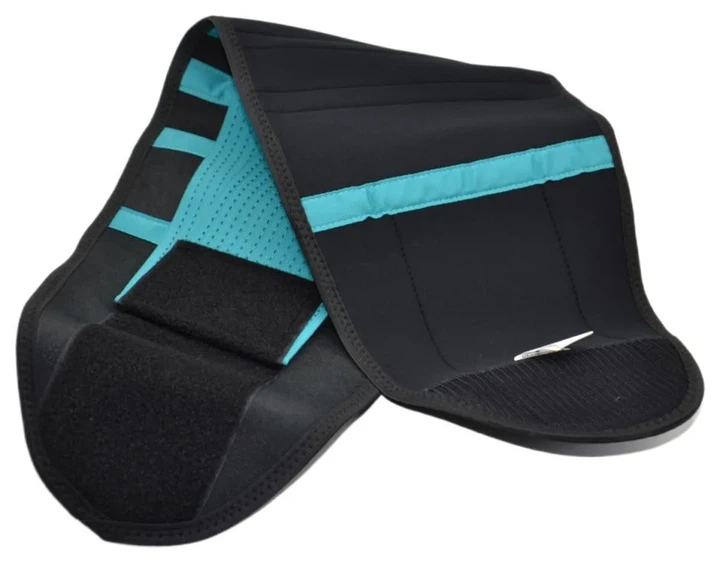 Пояс компрессійний MadMax MFA-277 Slimming belt Black/turquoise M (Black/turquoise M) - изображение 10