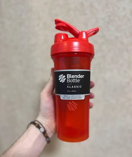 Шейкер спортивний BlenderBottle Classic Loop PRO 28oz/820ml Red (500482) (PP_Loop_Pro_28oz_Red) - Фото 5 Шейкер спортивний BlenderBottle Classic Loop PRO 28oz/820ml Red (500482) (PP_Loop_Pro_28oz_Red) - изображение 5
