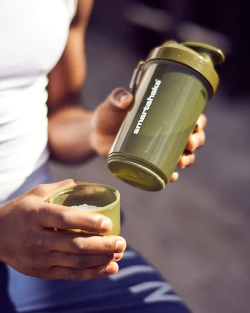 Шейкер спортивний SmartShake Original2GO One 800ml Army Green (PP_10581002) - изображение 6