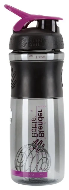 Шейкер спортивний (пляшка) BlenderBottle SportMixer Flip 28oz/820ml Black/Plum (PP_SM 28oz Black/Plum) - изображение 2