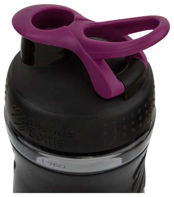 Шейкер спортивний (пляшка) BlenderBottle SportMixer Flip 28oz/820ml Black/Plum (PP_SM 28oz Black/Plum) - изображение 5
