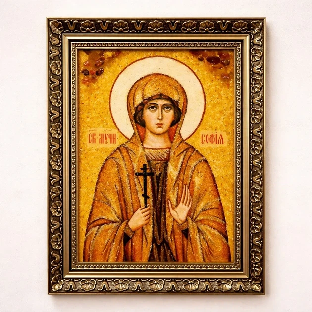 Именная икона «София» Гранд Презент 15*20 ІІ-126 - Фото 1 Именная икона «София» Гранд Презент 15*20 ІІ-126 - изображение 1