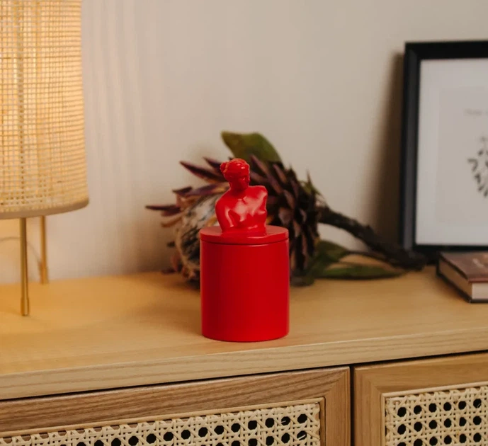 Аромасвічка VENUS CHERRY BLOSSOM RED 100% WOOD WAX 165g 35h Гранд Презент NAC 1011R - зображення 2
