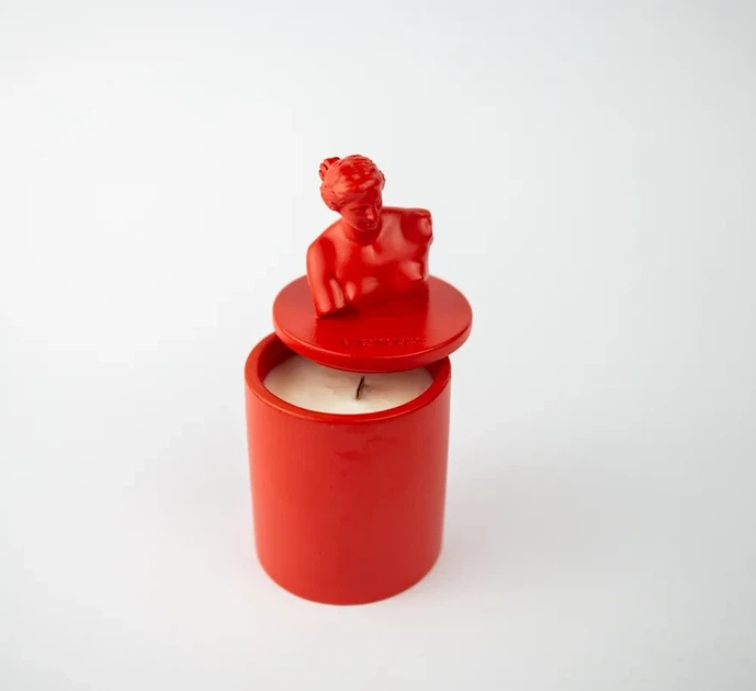 Аромасвічка VENUS CHERRY BLOSSOM RED 100% WOOD WAX 165g 35h Гранд Презент NAC 1011R - зображення 3