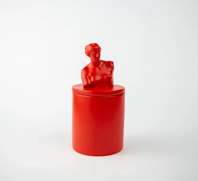 Аромасвічка VENUS CHERRY BLOSSOM RED 100% WOOD WAX 165g 35h Гранд Презент NAC 1011R - зображення 4