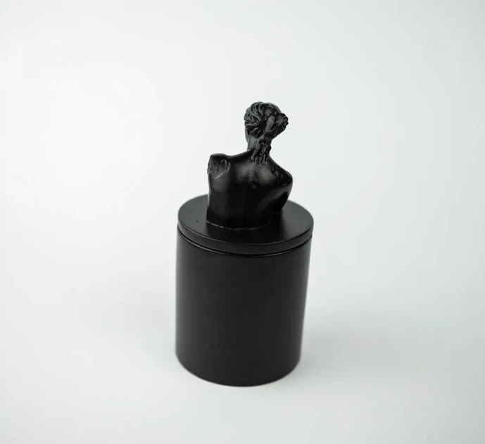 Аромасвічка VENUS CHERRY BLOSSOM BLACK 100% WOOD WAX 165g 35h Гранд Презент NAC 1016BL - зображення 4