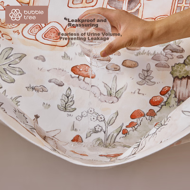Пеленальный коврик BUBBLE TREE для новорожденных, водонепроницаемый, дышащий, моющийся, 50*70 см. - изображение 5