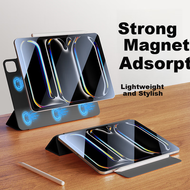 Чохол для планшета Apple iPad Air 13" 2026/2025/2024/Pro 12.9" 2022/2021/2020 ZHITING Black - Фото 5 Чохол для планшета Apple iPad Air 13" 2026/2025/2024/Pro 12.9" 2022/2021/2020 ZHITING Black - зображення 5