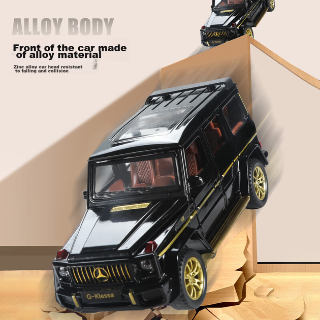 Детская игрушечная машинка Mercedes-Benz G из сплава от Cawndilla Families, модель для мальчиков, инерционный внедорожник, подарок на день рождения для мальчиков. - зображення 10