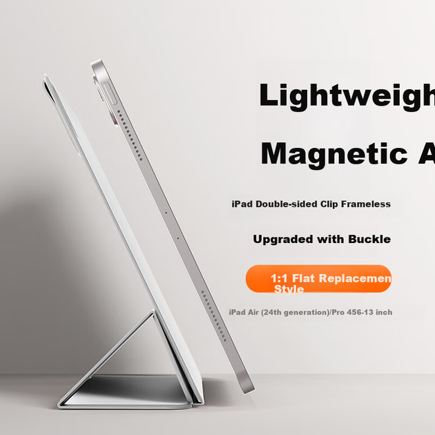 Чохол для планшета Apple iPad Air 13" 2026/2025/2024/Pro 12.9" 2022/2021/2020 ZHITING Grey - Фото 4 Чохол для планшета Apple iPad Air 13" 2026/2025/2024/Pro 12.9" 2022/2021/2020 ZHITING Grey - зображення 4