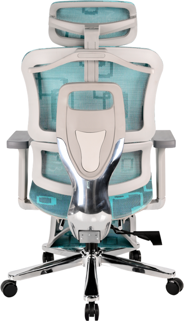 Кресло GT RACER B-528 Gray/Blue - Фото 5 Кресло GT RACER B-528 Gray/Blue - изображение 5