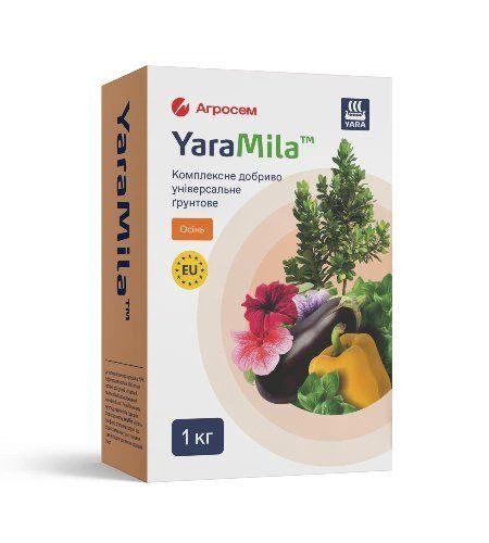 Yara Mila комплексное универсальное почвенное удобрение Осень 1 кг - Фото 1 Yara Mila комплексное универсальное почвенное удобрение Осень 1 кг - изображение 1