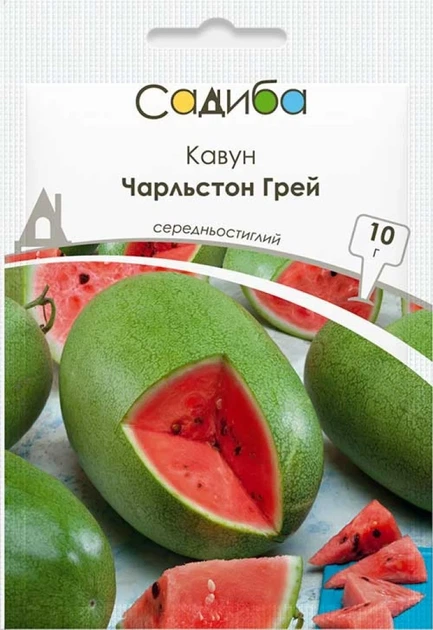 Арбуз Чарльстон Грей, 10 г, Садиба - Фото 1 Арбуз Чарльстон Грей, 10 г, Садиба - изображение 1