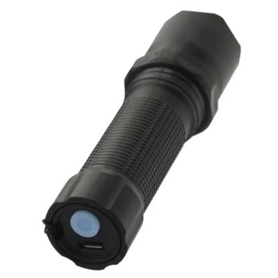 Фонарь Quantum Minik black 3W LED з USB (QM-FL1043) - Фото 2 Фонарь Quantum Minik black 3W LED з USB (QM-FL1043) - изображение 2