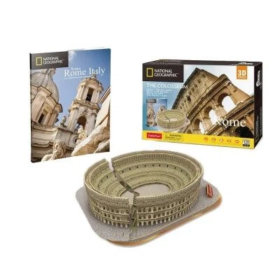 Пазл Cubic Fun Трехмерная головоломка-конструктор National Geographic Колизей (DS0976h) - Фото 3 Пазл Cubic Fun Трехмерная головоломка-конструктор National Geographic Колизей (DS0976h) - изображение 3