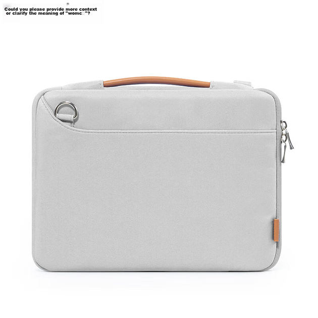 Сумка для ноутбука WOMT для ноутбуков 13/14 дюймов, совместима с Apple MacBook, Huawei Matebook 14s, Lenovo Xiaoxin, ASUS, Dell, Microsoft, с ручкой и защитным чехлом. - изображение 7