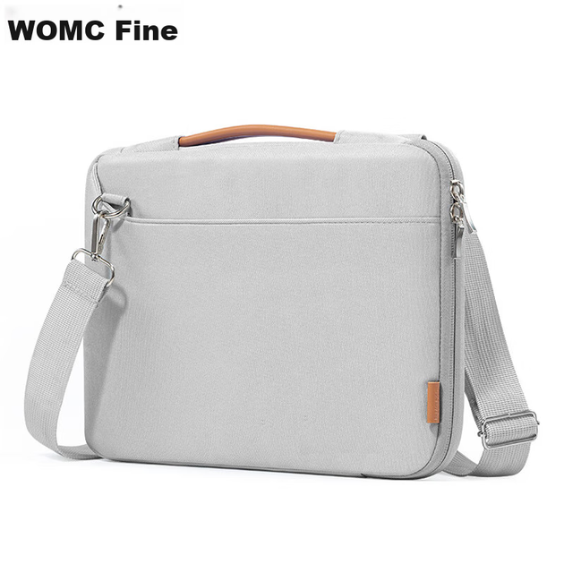 Сумка для ноутбука WOMT для ноутбуков 13/14 дюймов, совместима с Apple MacBook, Huawei Matebook 14s, Lenovo Xiaoxin, ASUS, Dell, Microsoft, с ручкой и защитным чехлом. - изображение 8