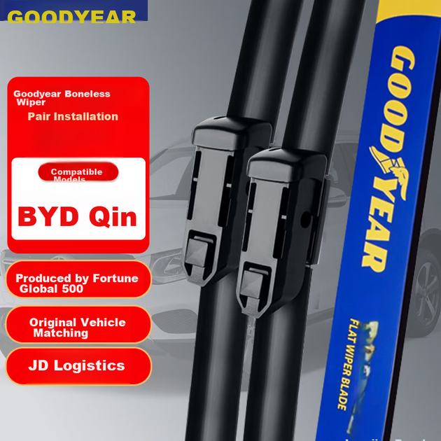 Щетки стеклоочистителя Goodyear для BYD Song PLUS DM-i/EV 2020-2025 бескаркасные, 25/18 дюймов - изображение 9