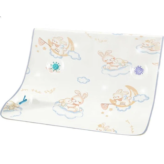 Пеленка-вкладыш AIBEDILA Sky Bound хлопковая водонепроницаемая многоразовая, 70x90 см - изображение 2