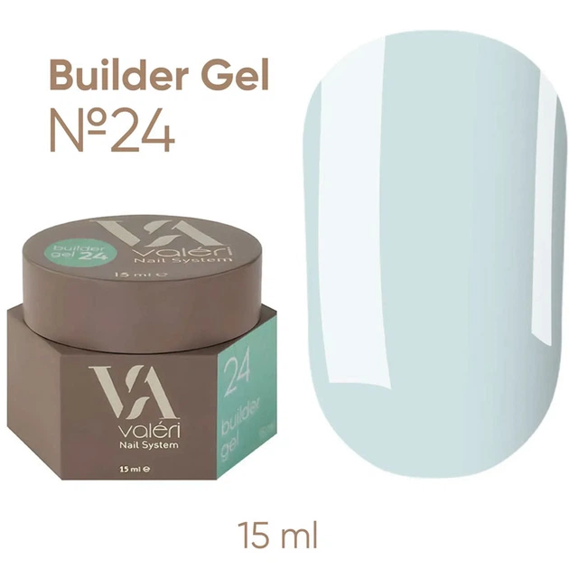 Гель для нарощування Valeri Builder Gel 24 15 мл - Фото 1 Гель для нарощування Valeri Builder Gel 24 15 мл - изображение 1